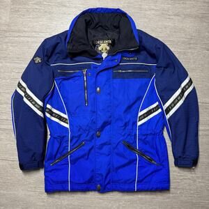 Vintage Descente Snow Ski Jacket Mens S Blue Outdoor Gorpcore Insulated
